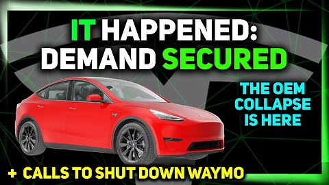 Will Tesla Raise Prices Now? / Waymo's Troubles / The Legacy OEM Collapse Arrived ⚡️