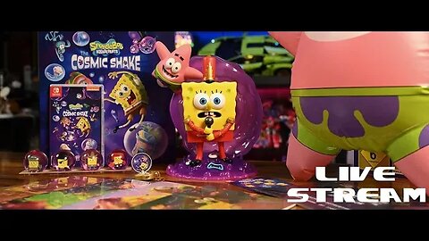NOVO JOGO do BOB ESPONJA - DUBLADO PT-BR - SpongeBob SquarePants: The Cosmic Shake - LIVE