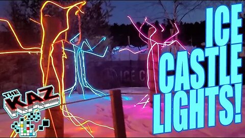 Ice Castle Lights and Giant Igloo - Lake George NY