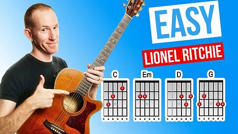 Easy ★ Lionel Ritchie / Faith No More ★ Acoustic Guitar Lesson [with PDF]