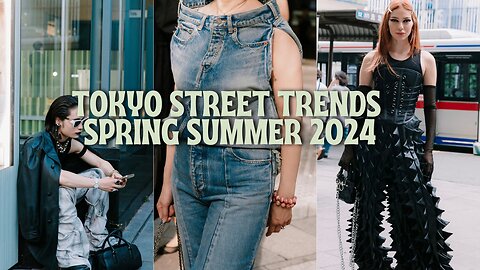 Discover Tokyo Street Style, Spring Summer 2024 Show with Leading photographer Momo Angela #shorts