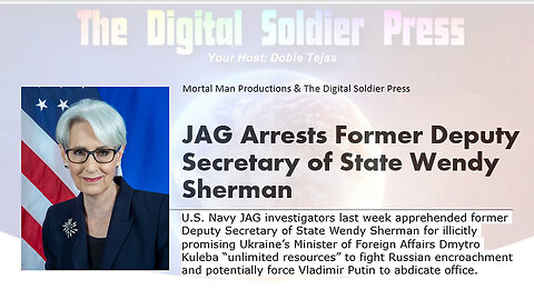 JAG Arrests Former Deputy Secretary of State Wendy Sherman