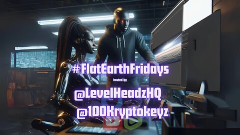 #FlatEarthFridays Ep. 98 - hosted by @100KryptoKeyz & @LevelHeadzHQ