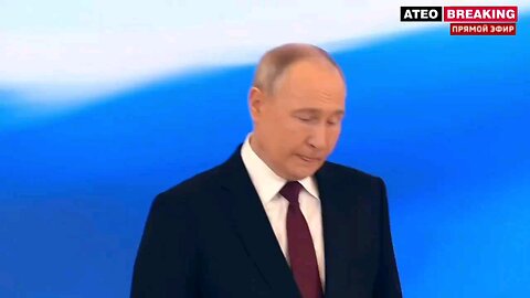 Vladimir Putin takes oath & takes office as President of Russia for the fifth time.