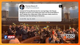 Rep. Massie Threatened With Fine Over Video of Democrats Waving Ukrainian Flags | TIPPING POINT 🟧