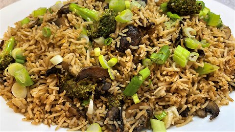 Easy & Delicious Curry Fried Rice I Curry Fried Rice With Veggies I India On A Plate