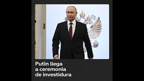 Vladímir Putin llega a la ceremonia de toma de posesión