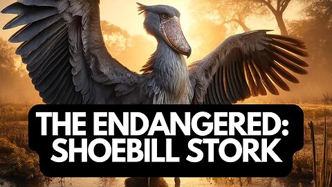 Prehistoric & Critically Endangered | Shoebill Stork