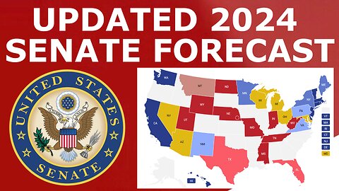 Updated 2024 Senate Map Prediction (May 2, 2024)