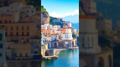 Best places to visit in 2023 Amalfi coast Italy #youtubeshorts #shorts #shortsfeed #facts #viral