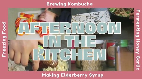 Homemaking in the Kitchen - Kombucha, Elderberry, Fermenting, & Freezing