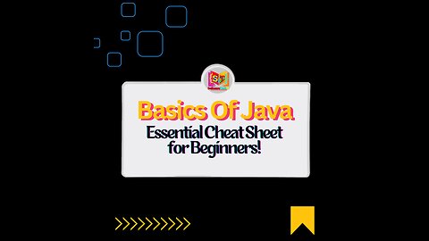 Java Basic Cheat Sheet #coding #java #softwaretechit