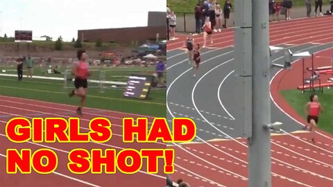 SHOCKING video shows TRANSGENDER runner putting the WORST BEATDOWN ever on girls in a track event!