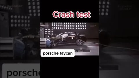 Porshe Taycan Crast Test