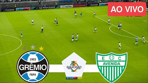 Grêmio x Avenida AO VIVO COM IMAGENS | Campeonato Gaúcho 2023 | JOGO DE HOJE | ASSISTA AGORA!