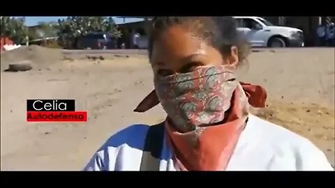 The Brave Women WIth A Narco Tank Fighting Mencho And Cartel Jalisco #MIchoacan