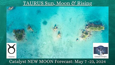 TAURUS Sun, Moon & Rising: Catalyst NEW MOON Forecast - May 7-23, 2024