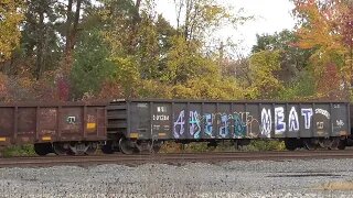 Norfolk Southern Mixed Fright Train from Berea, Ohio October 21, 2023