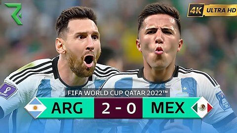 MESSI SAVED ARGENTINA FROM BEING ELIMINATED IN THE GROUP STAGE AND ENZO SCORED AN EPIC GOAL #1080p