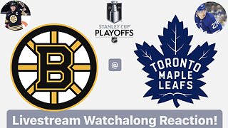 Boston Bruins @ Toronto Maple Leafs 2024 Stanley Cup Playoffs Round 1 Game 6 Live Watchalong