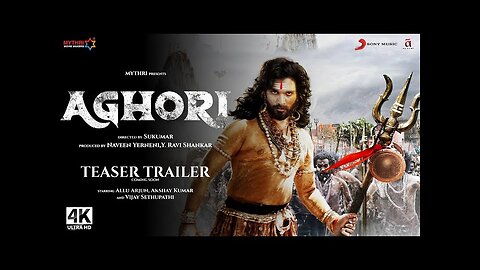 Allu Arjun's AGHORI - First Look Trailer | Nayanthara, Nagarjuna, Vijay, Sanjay Dutt, Bhuvan Gowda 2