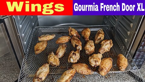 Wings, Gourmia French Door XL Digital Air Fryer Oven Recipe