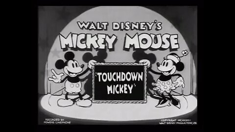 Mickey Mouse - Touchdown Mickey (1932)