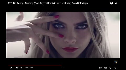 ATB Tiff Lacey - Ecstasy (Don Rayzer Remix) 2010 video featuring Cara Delevingn