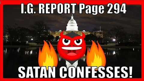 SATAN CONFESSES!