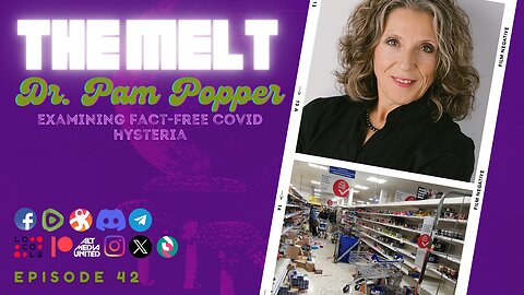 The Melt Episode 42- Dr. Pam Popper | Examining Fact-Free COVID Hysteria
