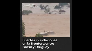 Decretan “estado de calamidad pública” en Brasil por fuertes inundaciones
