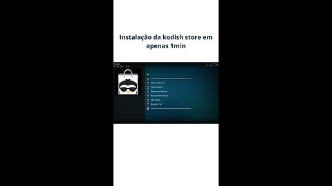 Instalando a Kodish Store em 1 Min