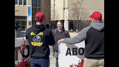 Do men get a say on abortion?! Abortion Debate on Liberal Campus!