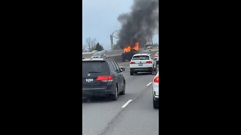 Vehicle Fire On Highway 401