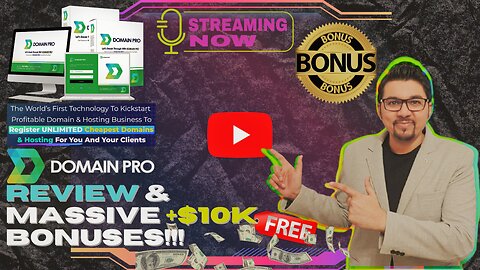 DomainPro Review⚡📲💻Register & Sell UNLIMITED Cheapest Domains & Hosting💻📲⚡Get FREE +350 Bonuses💲💰💸