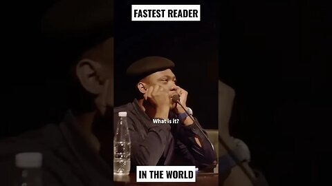 Fastest Reader in the World 😆
