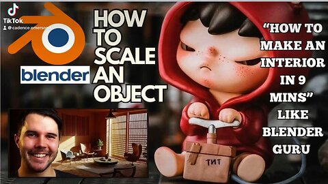 Blender 4.0 - How To Scale An Object