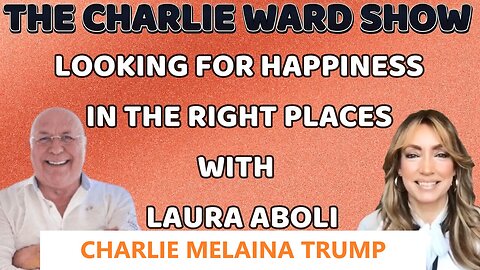 CHARLIE WARD LOOKING FOR HAPPINESS IN THE RIGHT PLACES WITH LAURA ABOLI.