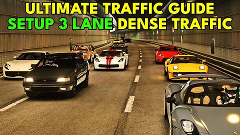 ULTIMATE TRAFFIC GUIDE | How To Setup 3 Lane Dense Traffic in Assetto Corsa | + My Settings
