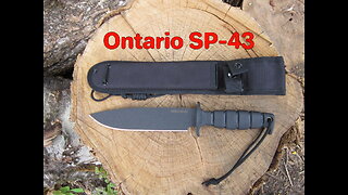 Ontario SP-43 Knife Test And Review