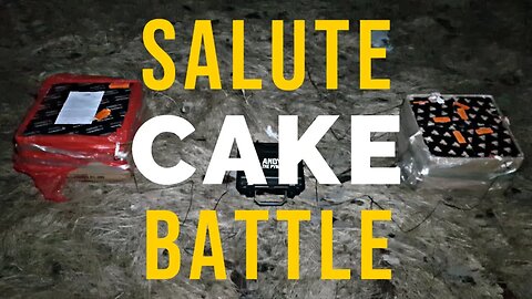 100 shot SALUTE CAKE battle | Test Session #4