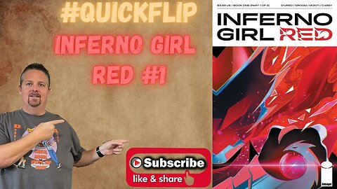 Inferno Girl Red #1 Image Comics #QuickFlip Comic Book Review Mat Groom,Erica D'Urso #shorts