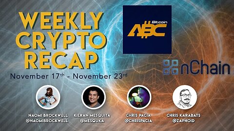 Weekly crypto recap pt 1: ABC checkpoints, mining in elections, and other news!
