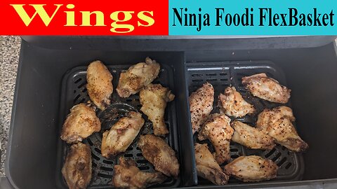 Wings, Ninja Foodi FlexBasket Air Fryer Recipe