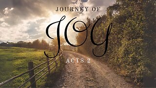 Journey of Joy - Pastor Jeremy Stout