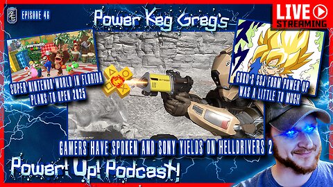 Power!Up!Podcast! #46 | Sony Relents on Helldivers 2 PSN BS! Super Mario World and DBZ Facts!