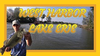 West Harbor Lake Erie Bass Fishing Video