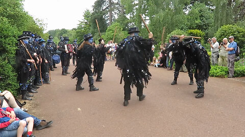 Boggarts Breakfast Border Morris - Hunter Dro - The Papplewick Steampunk Weekend - July 2019