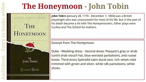 The Honeymoon - John Tobin