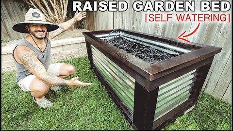 DIY Self Watering Raised Garden Bed